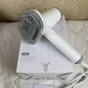 SIHEPETSHOPS Dog Hair Dryer 2 In 1 Dog Brush For Small Dog And Cat